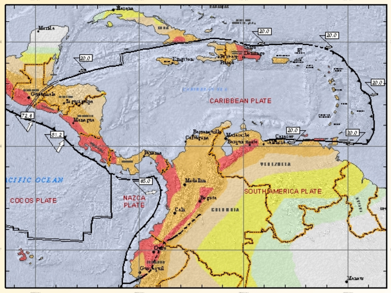 Tectonique Caraibes